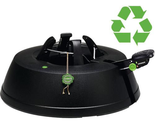 Pied pour sapin de Noël KRINNER Green Line Comfort Grip M hauteur d'arbre max. 2,5 m diamètre de tronc max. 12 cm noir Pied pour sapin de Noël KRINNER Green Line Comfort Grip M hauteur d'arbre max. 2,5 m diamètre de tronc max. 12 cm noir