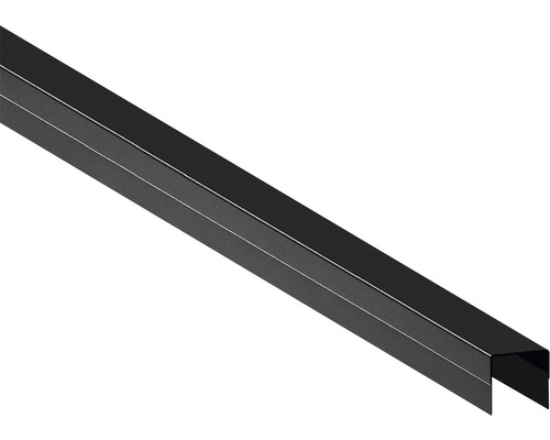 Baguette de recouvrement GroJa pour Merano 180 cm anthracite