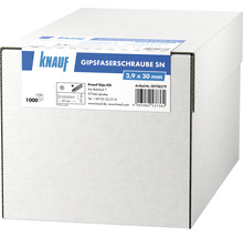 Vis pour plaques de plâtre Knauf SN 3,9 mm x 30 mm paquet = 1000 pces