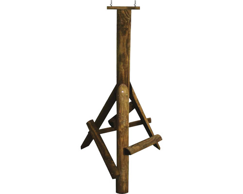 Support de séchoir à linge en bois avec fixations métalliques