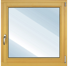 Fenêtre en bois ARON Basic pin laqué S10 osier 1000x1200 mm tirant droit-thumb-0