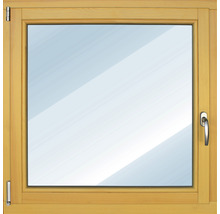 Fenêtre en bois ARON Basic pin laqué S10 osier 1000x1200 mm tirant gauche-thumb-0