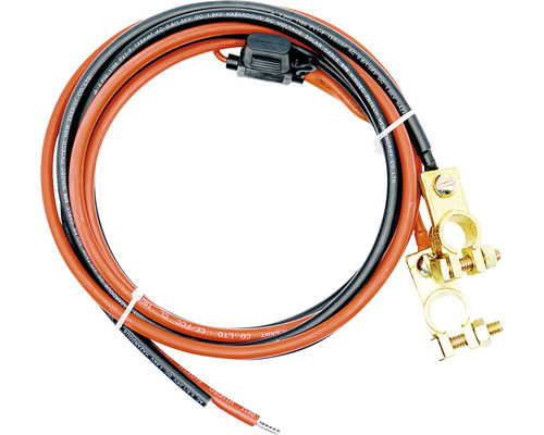 Câble de raccordement de batterie WATTSTUNDE 10 mm² BAKA40 avec fusible 40A et bornes 1,5 m