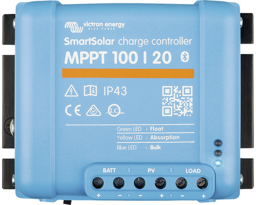 Victron SmartSolar Charge Controller MPPT 100/20 Bluetooth intégré (jusqu'à 48 V)