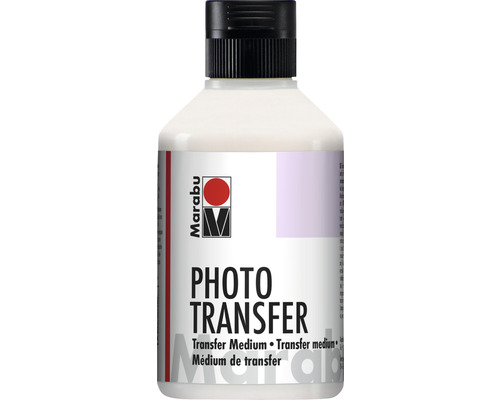 Liquide de transfert Marabu Photo transparent 250 ml Bouteille de médium de transfert photo Marabu
