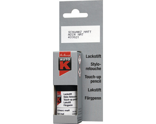 Stylo de retouche de peinture Auto-K Honda Milano Red 9 ml Auto K Stylo de retouche Noir mat pour réparer les dommages de peinture