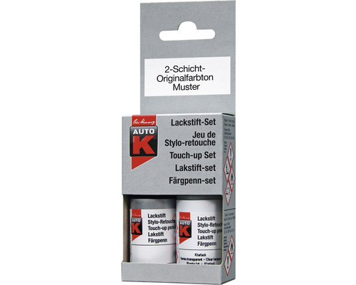 Stylo de retouche de peinture Auto-K VW blanc glacier 2x 9 ml - HORNBACH  Luxembourg