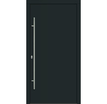 Moderne Haustür mit geradem Griff