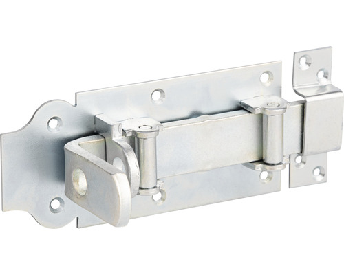 Verrou porte cadenas à rouleaux avec boucle galvanisé, passivation couche épaisse Verrou métallique pour sécuriser les portes et les portails