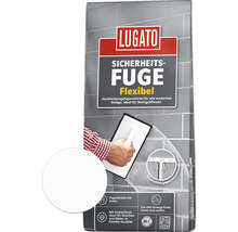 Mortier de jointoiement Lugato joint de sécurité flexible blanc 1 kg-thumb-0