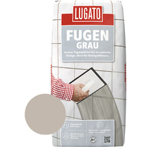Mortier de jointoiement Lugato gris pour revêtements céramiques gris 20 kg-thumb-0