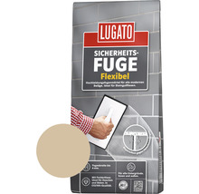 Mortier de jointoiement Lugato joint de sécurité flexible beige Bahamas 1 kg