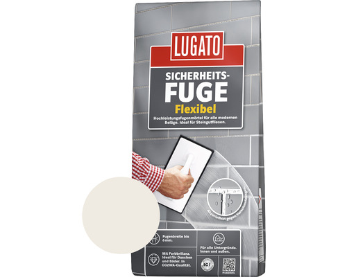 Mortier de jointoiement Lugato joint de sécurité flexible Pergamon 1 kg