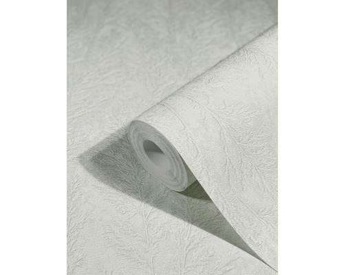 Papier peint intissé 85735 Natural Opulence by Felix Diener floral blanc argent