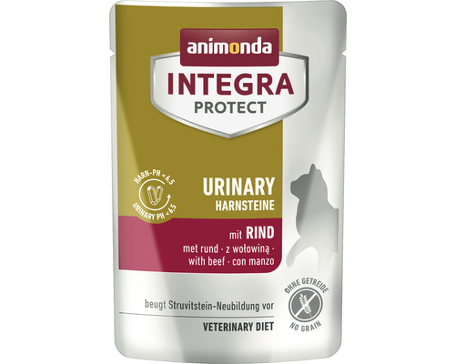 Pâtée pour chats animonda Integra Protect Urinary Struvit beouf 85 g