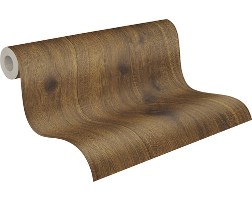 Tapetenrolle mit Holzoptik