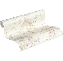 Rouleau de papier peint à motif floral