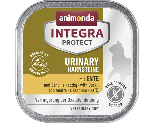 Pâtée pour chats animonda Integra Protect Urinary Oxalstein canard 100 g