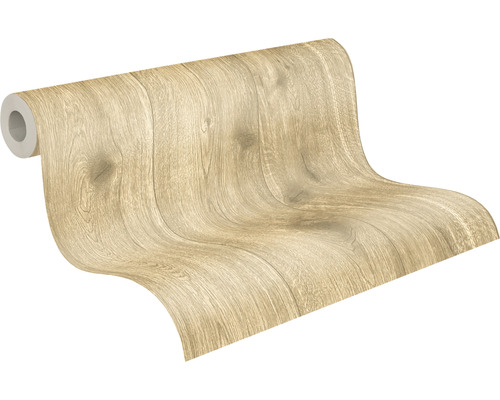 Rouleau de papier peint aspect bois