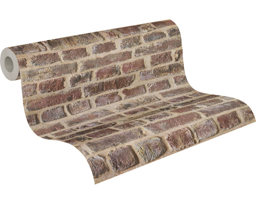 Rouleau de papier peint avec motif de brique