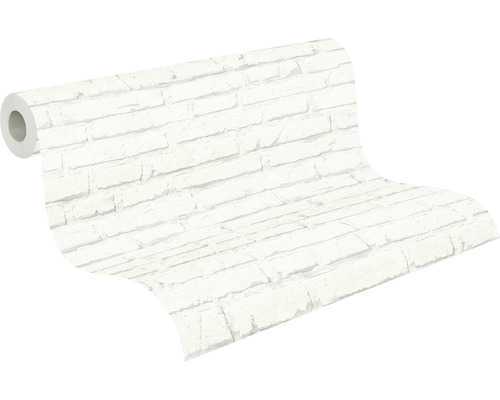 Tapetenrolle mit Backsteinoptik