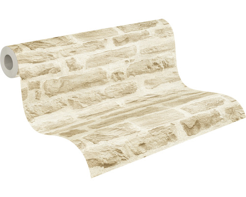 Rouleau de papier peint avec motif de pierres