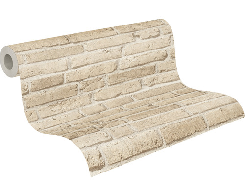 Rouleau de papier peint avec motif de brique