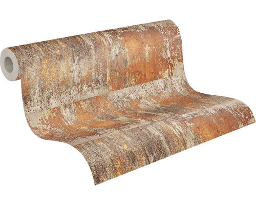 Rouleau de papier peint aspect rouille