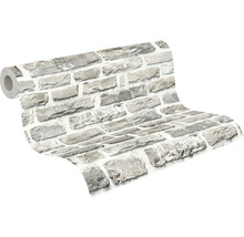 Vliestapete 36140-2 Neue Bude 2.0 Bruchstein grau