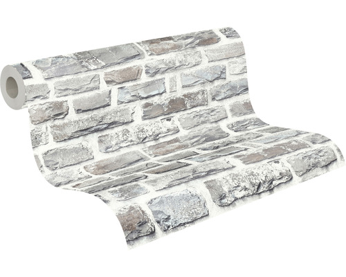 Tapetenrolle mit Steinmuster