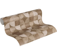 Vliestapete 36913-4 Metropolitan Stories Holzoptik braun beige