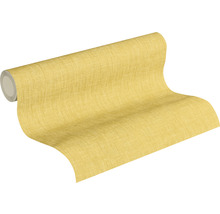 Rouleau de papier peint textile avec structure en lin