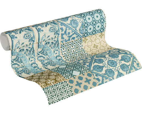 Tapetenrolle mit Fliesenmuster