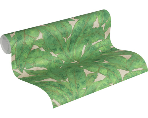 Tapetenrolle mit Blattmuster