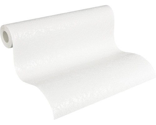 Papier peint blanc sur un rouleau