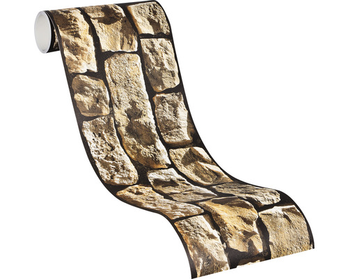 Rouleau de papier peint avec motif de pierre