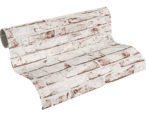 Rouleau de papier peint avec motif de brique