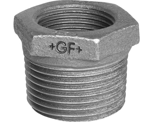 Réducteur en fonte malléable Georg Fischer +GF+ n°241 1 " FI x 2 " FE