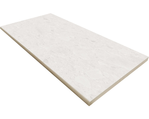 Poolumrandung Beckenrandstein Donau Beige Rundform 30 x 60 cm