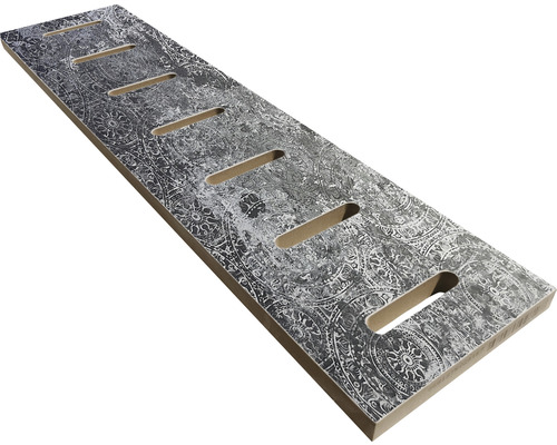 Poolumrandung Beckenrandstein Persian Black Überlauf 14,5 cm x 60 cm Dekorative Paneele mit Aussparungen