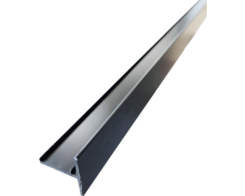 Wandfix T-Profil Vario 4000x42,5x3 mm Aluminium Schwarz Metallwinkelprofil