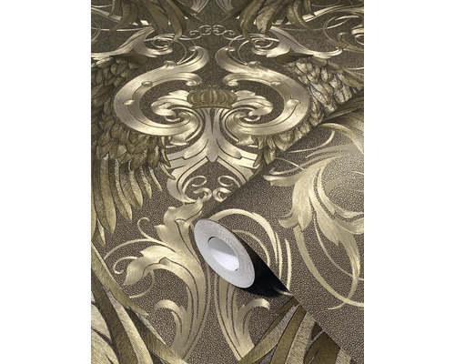 Tapete mit Ornamenten und einem Bandmaß