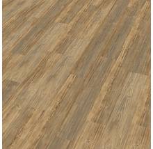 Nahaufnahme eines Laminatbodens mit Holzoptik