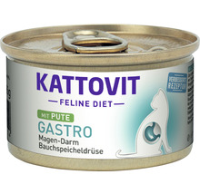Kattovit Feline Diet Gastro nourriture pour chat à la dinde en conserve