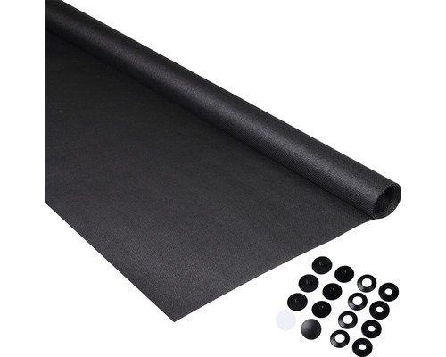 Feutre anti-mauvaises herbes sur rouleau avec kit de fixation