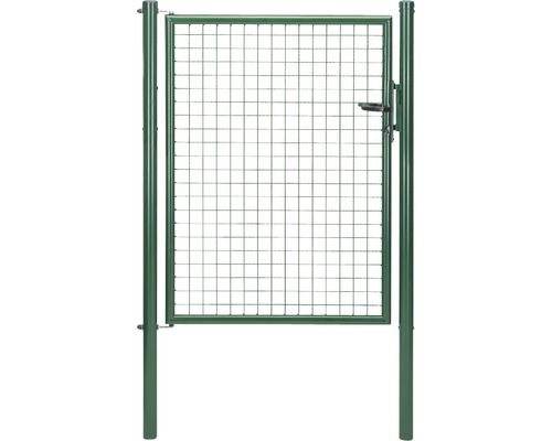 Wellengitter-Einzeltor ALBERTS 100 x 125 cm inkl. Pfosten 6 x 6 cm verzinkt grün Wellengitter-Einzeltor ALBERTS 100 x 125 cm inkl. Pfosten 6 x 6 cm verzinkt grün
