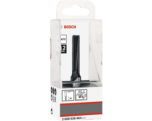 Fraise à rainurer Bosch de 12 mm de diamètre dans son emballage