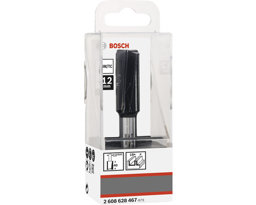 Fraise à rainurer Bosch de 12 mm de diamètre dans son emballage