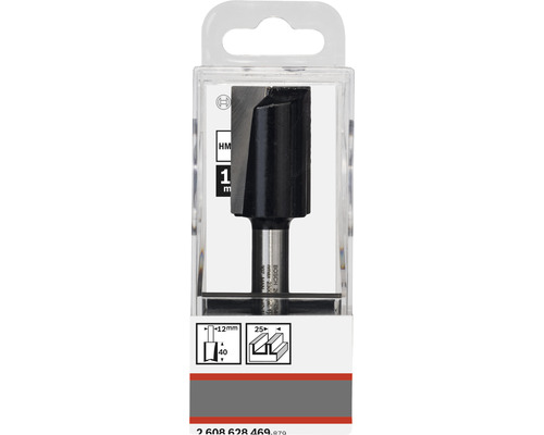 Fraise à rainurer Bosch dans son emballage, diamètre de 12 millimètres