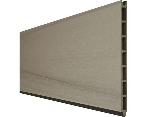 Einzelprofil GroJa Flex Grande 180 x 24 cm bi-color co-extrudiert WPC Fassadenprofil